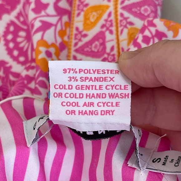 Gretchen Scott Floral Print‎ Dress Pink Artsy Coastal Resortwear Preppy Small - Picture 11 of 12